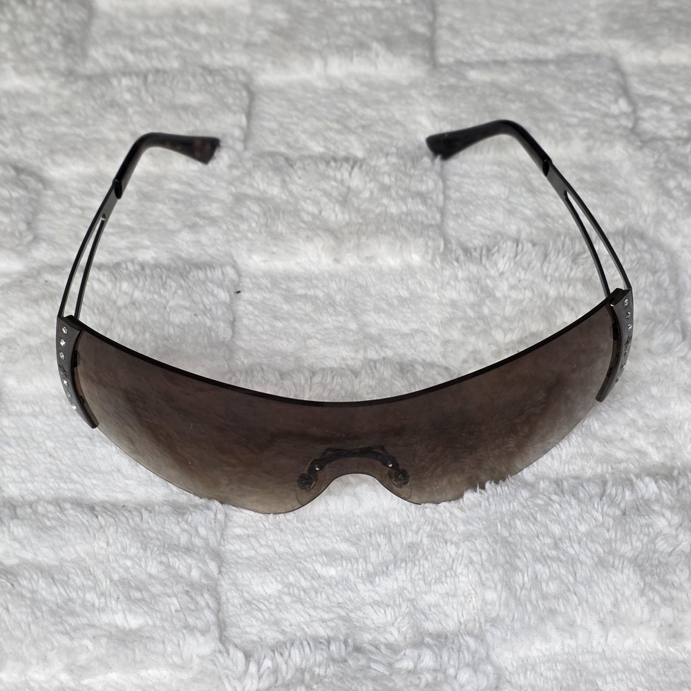 Frameless Sunglasses Brown NWOT